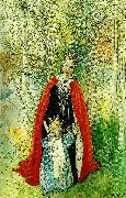 Carl Larsson prinsessan var Spain oil painting artist